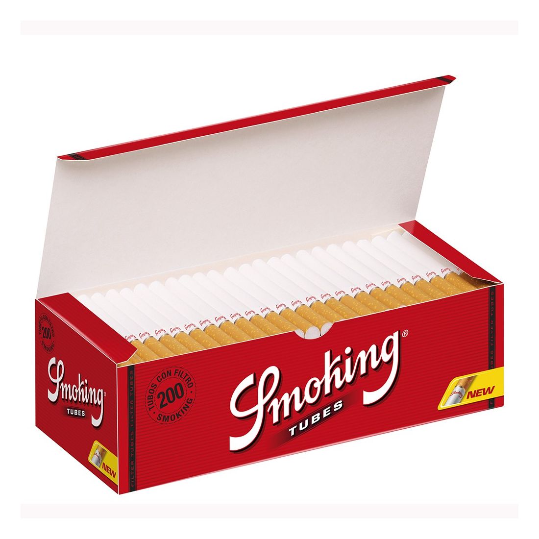 SMOKING TUBETTI CON FILTRO - BOX DA 200 SIGARETTE VUOTE