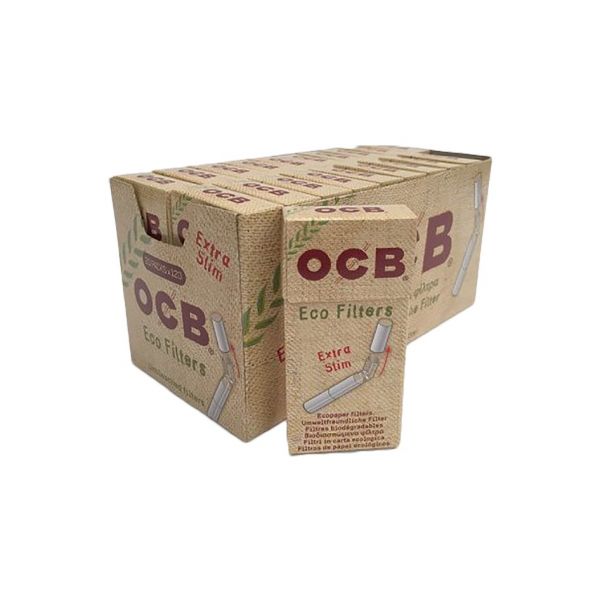 OCB EXTRASLIM 5,7MM ULTRA SLIM BIODEGRADABILI 100% ECO - BOX 20 SCATOLE DA 120 FILTRI