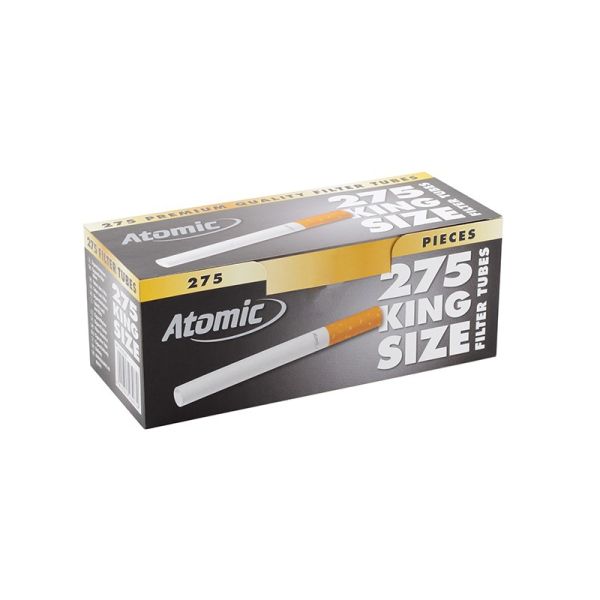 ATOMIC TUBETTI CON FILTRO - BOX 275 SIGARETTE VUOTE