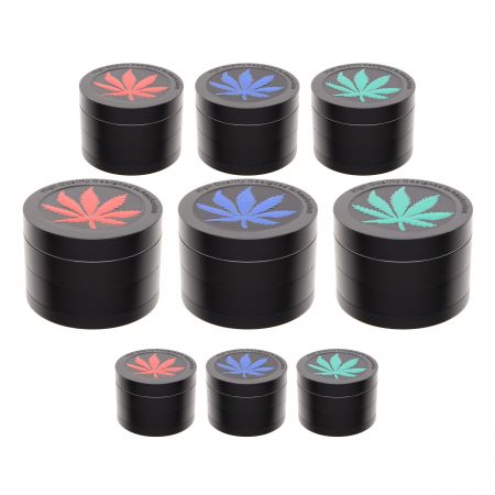 Atomic Grinder in Metallo in 4 Parti 3 Misure - Fantasia Hanf - 1 Pezzo