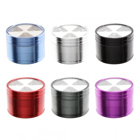 Atomic Grinder in Alluminio in 4 Parti Ø 63 mm X-Sharp - 1 Pezzo