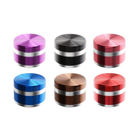 Atomic Grinder in Alluminio in 4 Parti Ø 63 mm Groove - 1 Pezzo