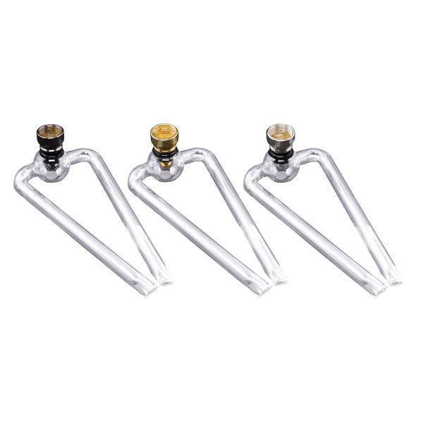 Atomic Pipa in Vetro Twin Exhaust