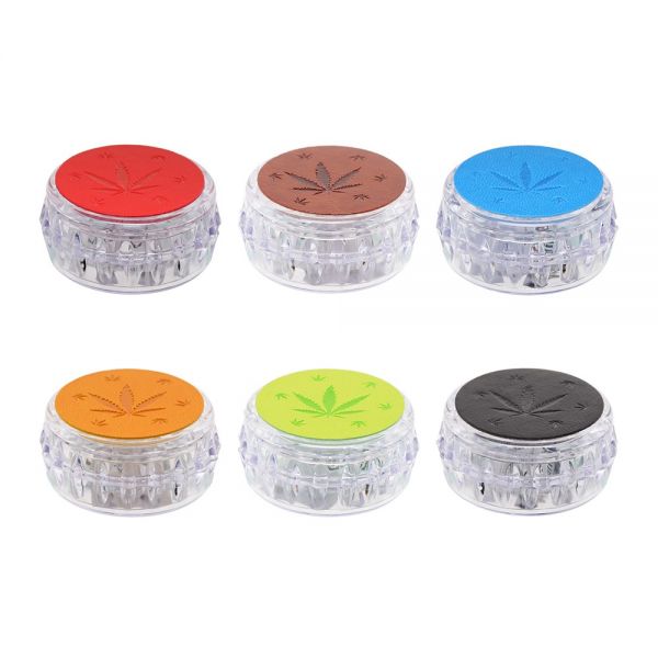 Atomic Grinder in Plastica 48 mm - 1 Pezzo (6 colori assortiti)