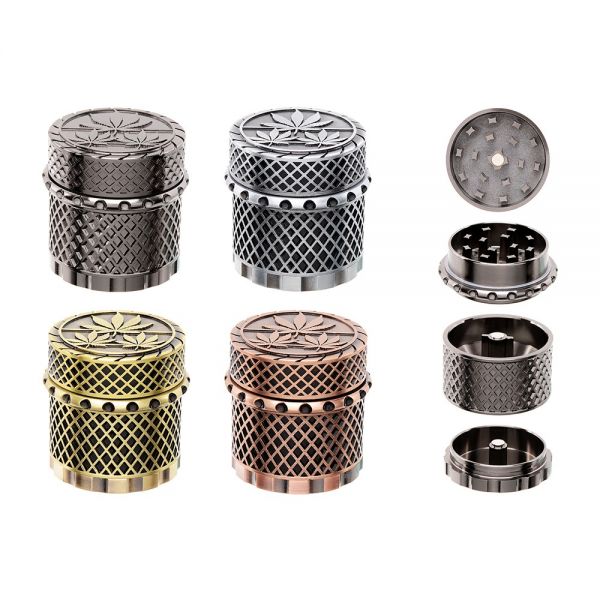 Atomic Grinder in Plastica 48 mm - 1 Pezzo (6 colori assortiti)