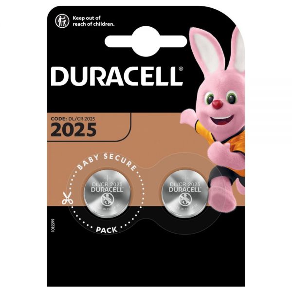 DURACELL BATTERIE SPECIALISTICHE 2025 A BOTTONE AL LITIO DA 3V - BLISTER 1 BATTERIA