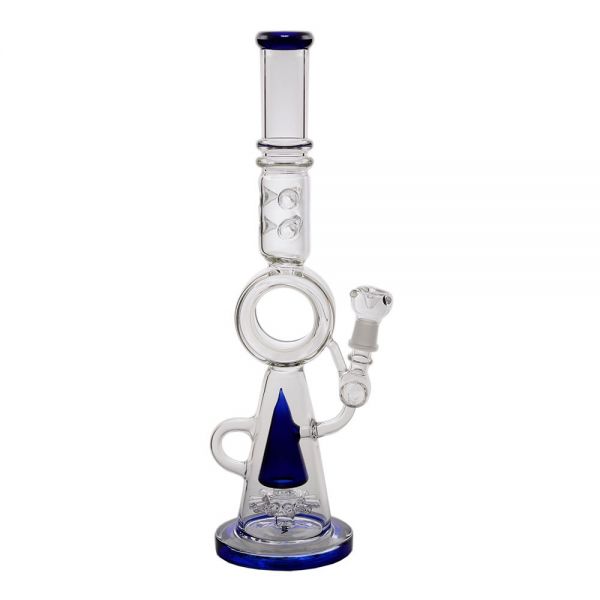 Atomic Bong LONG BOY in Vetro Altezza 45 cm Completo di Canaletta e Braciere