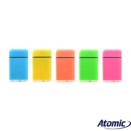 ATOMIC ACCENDINI ELETTRONICI JET FLAME SCUBA GOMMATI - 5 ACCENDINI