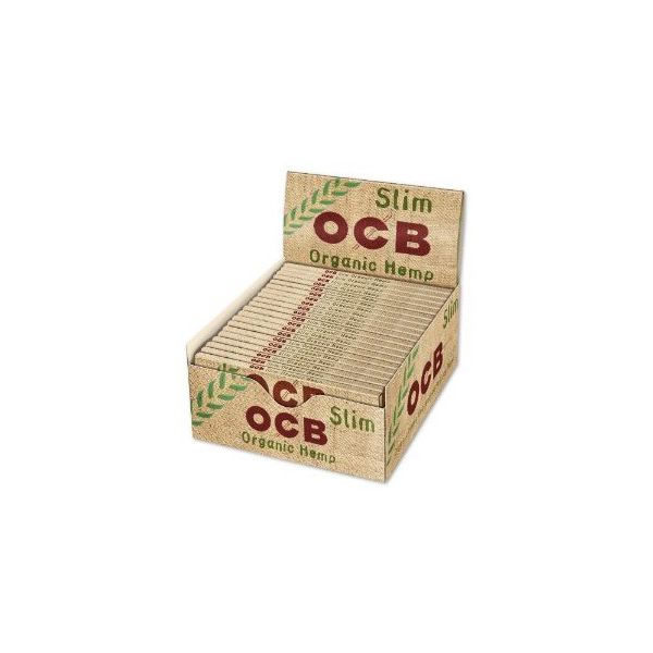 CARTINE OCB ORGANIC HEMP CANAPA BIOLOGICA LUNGHE KING SIZE SLIM CONFEZIONE DA 50 LIBRETTI