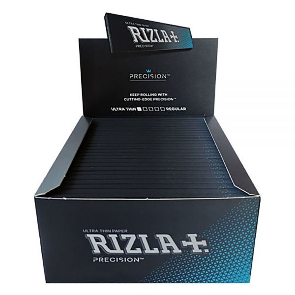 CARTINE RIZLA PRECISION KING SIZE SLIM ULTRA THIN - BOX 50 LIBRETTI
