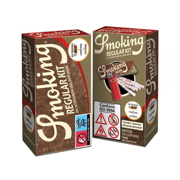 SMOKING REGULAR BROWN KIT PRE-CARICATI PER DISTRIBUTORI
