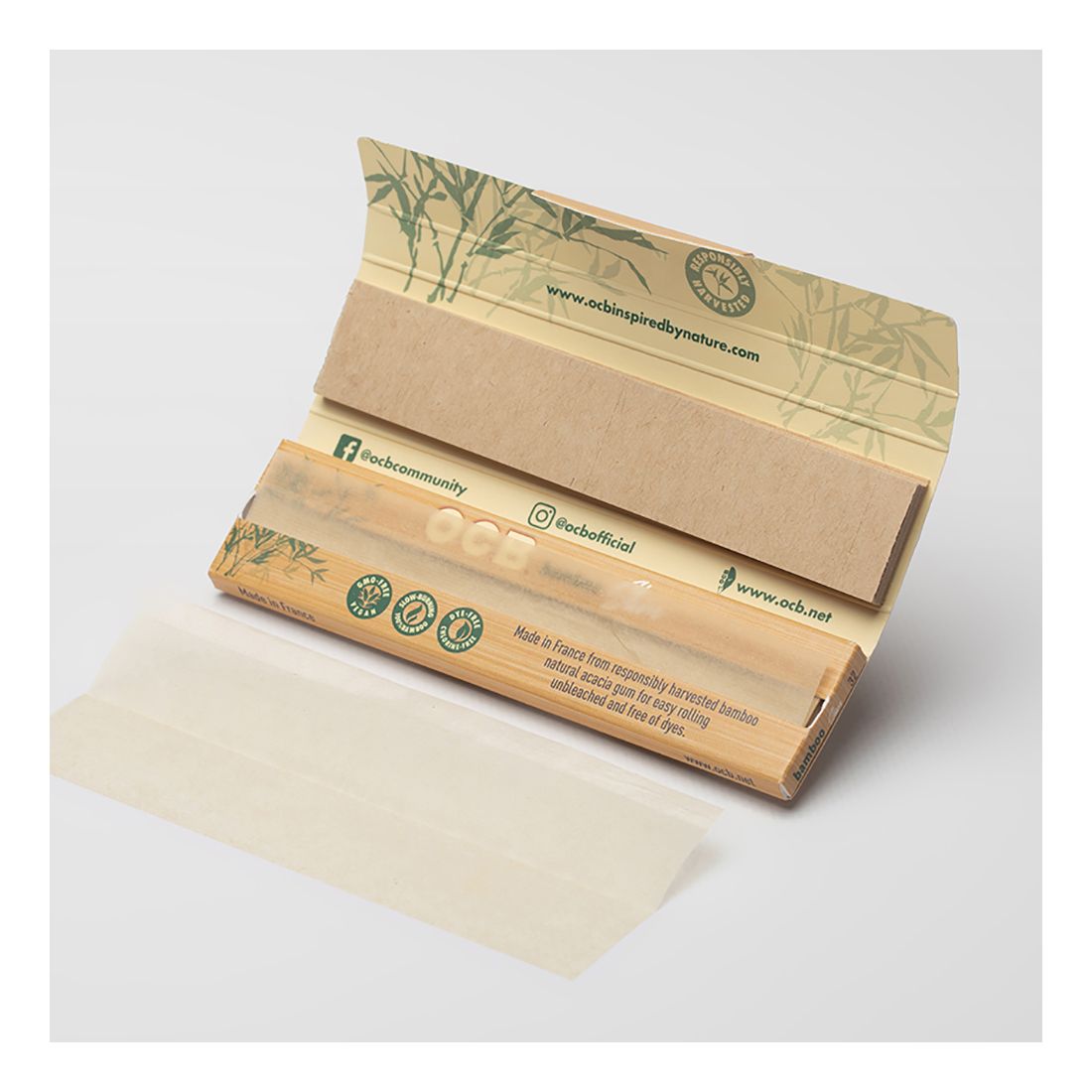 OCB PACK BAMBOO CARTINE KING SIZE SLIM LUNGHE E FILTRI IN CARTA