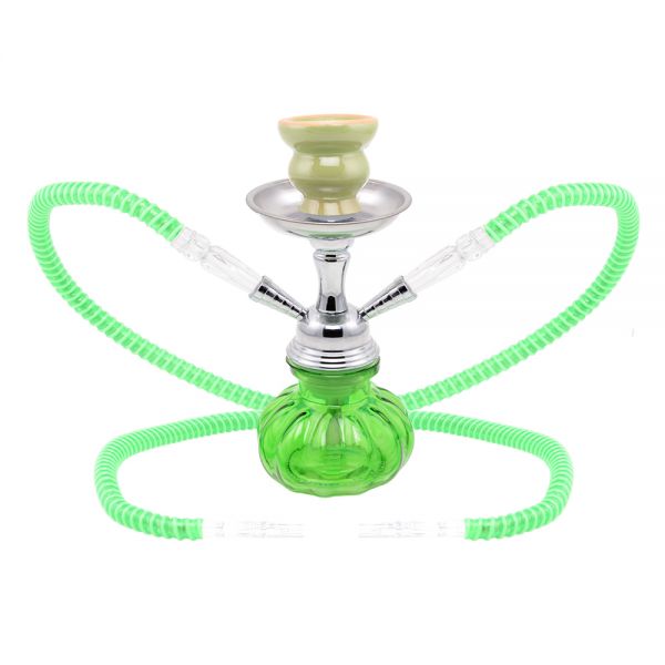 Mini Shisha - Narghilè in Metallo e Vetro