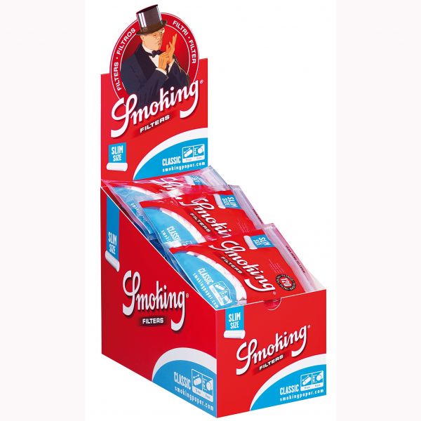 SMOKING FILTRI SLIM 6MM - BOX 30 BUSTINE DA 120 FILTRI