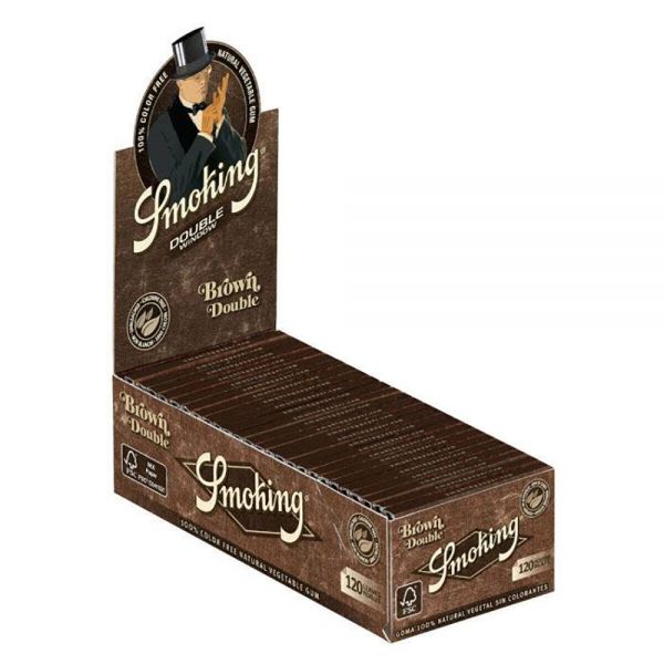 CARTINE SMOKING BROWN CORTE SCATOLA BOX DA 50 LIBRETTI