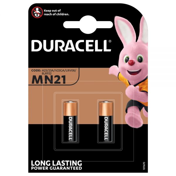 DURACELL MN21 (A23) 12V - BLISTER 2 BATTERIE