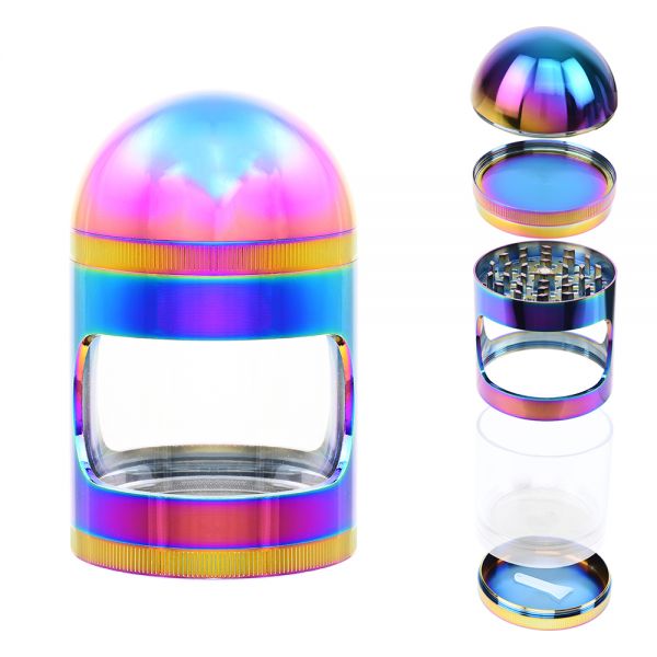 Atomic Grinder Tritatabacco  Ø63mm 5 Parts Rainbow-1 Pezzo