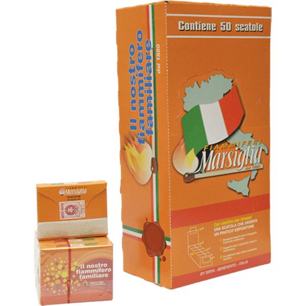 copy of Fiammiferi Rosselli Familiare Accenditutto - box 5 scatole da 100 Fiammiferi