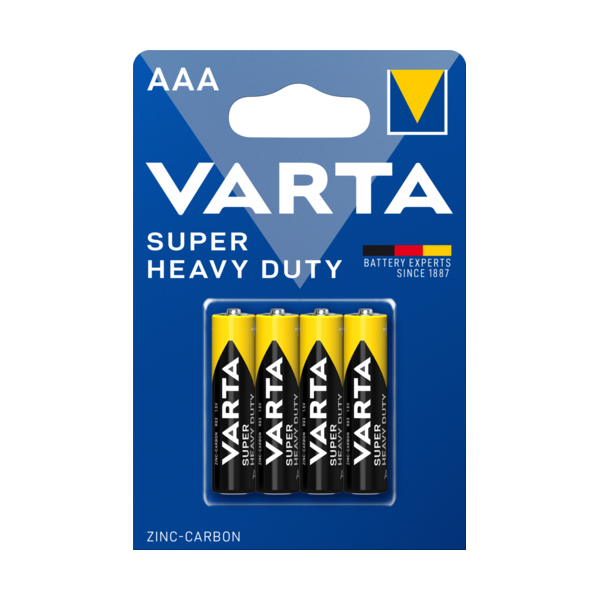 VARTA BATTERIE SUPERLIFE 2003 101 414 - AAA R03 MICRO - 1,5 V - BLISTER 4 BATTERIE