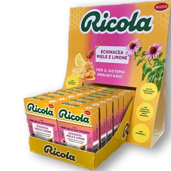 Ricola Miele e Limone Echinacea - 20 pz
