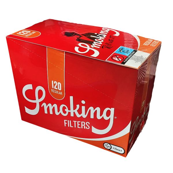 SMOKING FILTRI REGULAR 7,5MM - BOX 25 BUSTINE DA 120 FILTRI