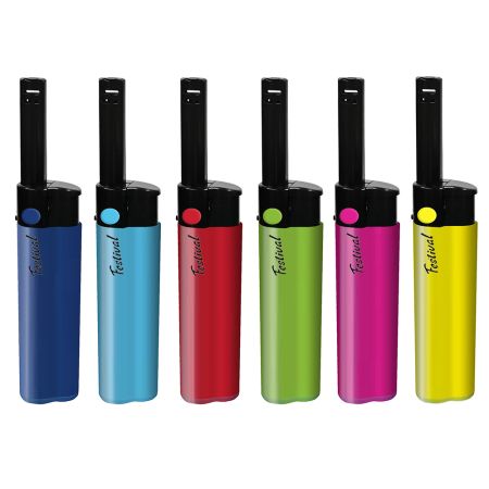 ATOMIC FESTIVAL MINI BBQ ACCENDIGAS Nizza Colors - 4 PZ RICARICABILI